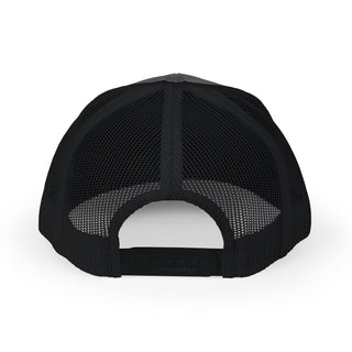 Classic MRDR Throwback Trucker Cap | Gray & Black Mesh