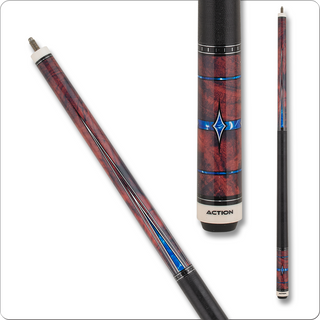 Action ACT155 Exotic Pool Cue – 29" Hard Rock Maple – 13mm 7-Layer Tip – Adjustable Weight (18–21oz)