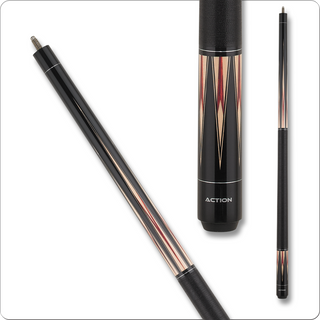 Action ACT156 Exotic Pool Cue – 29" Hard Rock Maple – 13mm 7-Layer Tip – Adjustable Weight (18–21oz)