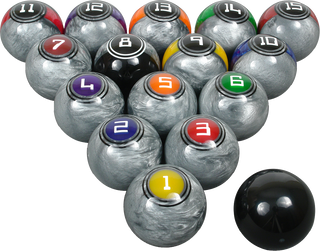 McDermott Galaxy Pool Ball Set – 2.25" Professional Billiard Balls – Premium Phenolic Resin – Durable High-Performance Balls with Unique Galaxy Design