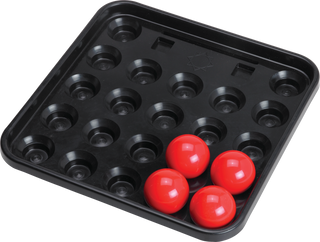 Action Pool & Snooker Ball Trays – Durable Plastic Storage for 16 or 21 Billiard Balls