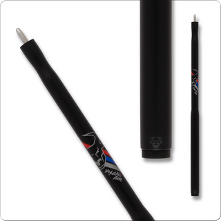 Bull Carbon BCJC Insane Air Jump Cue – Carbon Fiber Break Shaft – 13.85mm Tip – Double Uni-Loc – Matte Gunmetal – No Wrap / Sport Wrap