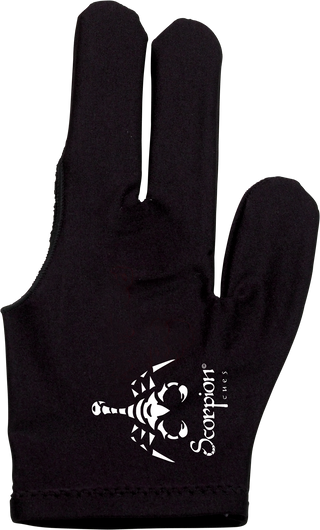 Scorpion BGLSC01 Glove - Left Hand Bridge Glove for Pool & Billiards | One Size Fits Most
