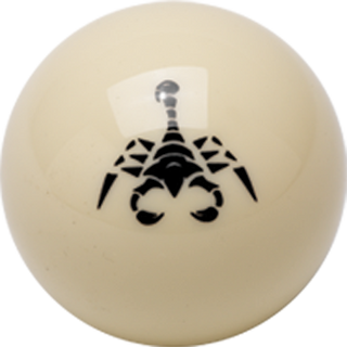 Scorpion CBSCO Standard Cue Ball – 2.25" Polyresin Billiard Replacement Ball