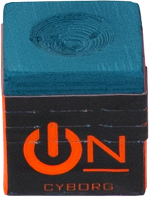Cyborg CHCYB Pool Chalk – Single Piece Premium Blue Billiard Cue Chalk for Smooth, Accurate Shots
