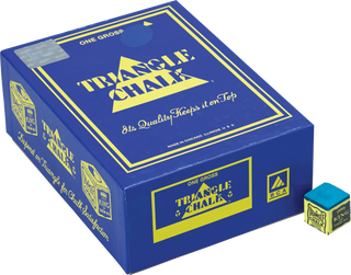 “Triangle CHT144 Chalk - 144pc Bulk Pool & Billiard Chalk, Smooth & Durable, Blue & Green Options”
