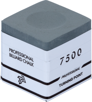 Turning Point CHTP75 7500 Premium Cue Chalk | Multi-Particle Fusion Technology with Magnetic Carrying Case – Grey or Pink