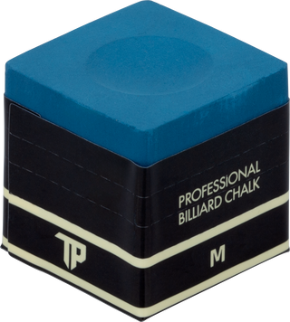 Turning Point CHTPP Pro Series Cue Chalk | Precision Billiard Chalk with Magnetic Holder Compatibility & Case – Soft, Medium, Hard – Blue or Green