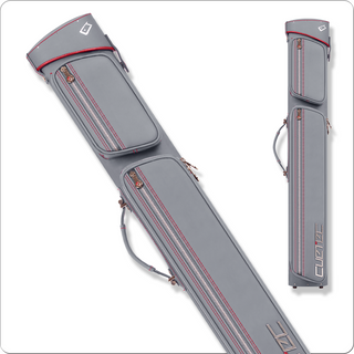 Cuetec Proline CTCP24 Hard Cue Case – Speed Grey, 2 Butts & 4 Shafts with Hidden Phone Pocket