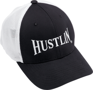 Hustlin HUSTC Trucker Cap – Classic Mesh Back Hat with Hustlin Logo