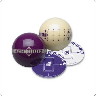 Aramith IPABN Aiming By the Numbers – 2.25" Training Ball with Manual & Discs by Joe Tucker