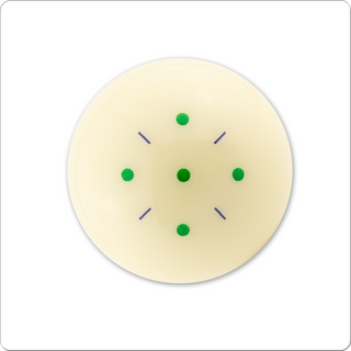 Aramith IPQT Q-Tru Training Ball – Cue Ball Control Trainer with Booklet & Instructions