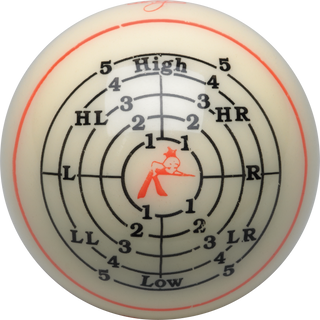 Aramith IPREM Jim Rempe Training Ball – Instructional Cue Ball with Training Booklet