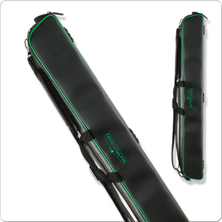 McDermott MCDC23 Sport 2x2 Cue Case – Compact Hybrid Vinyl Case in Black & Green