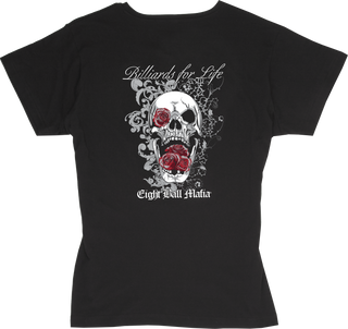Eight Ball Mafia TSEBM05 Women’s T-Shirt – Classic Logo Graphic Tee