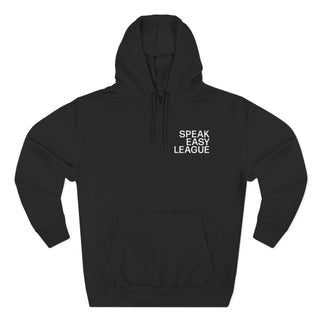 International League Three-Panel Fleece Hoodie, Cozy Sweatshirt, Casual Wear, Gift for Sports Lovers, Everyday Comfort
