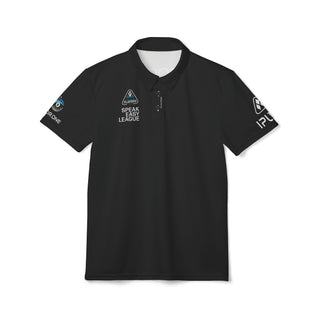 E.POOLE Performance Polo Shirt – Left Chest Blank for Custom Tournament Logo | Lightweight, Moisture-Wicking Polyester