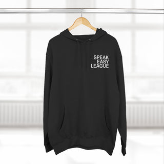 International League Three-Panel Fleece Hoodie, Cozy Sweatshirt, Casual Wear, Gift for Sports Lovers, Everyday Comfort