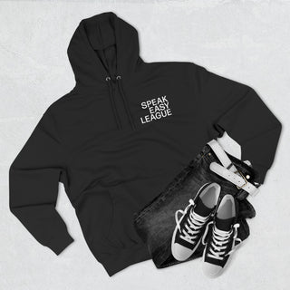 International League Three-Panel Fleece Hoodie, Cozy Sweatshirt, Casual Wear, Gift for Sports Lovers, Everyday Comfort