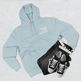 International League Three-Panel Fleece Hoodie, Cozy Sweatshirt, Casual Wear, Gift for Sports Lovers, Everyday Comfort