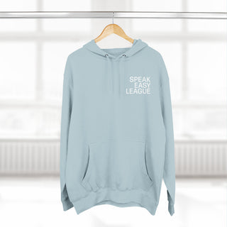 International League Three-Panel Fleece Hoodie, Cozy Sweatshirt, Casual Wear, Gift for Sports Lovers, Everyday Comfort