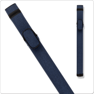 Action ACPC11 1x1 Hard Cue Case – Single Butt & Shaft Nylon Oval Case with Accessory Pocket (Multiple Colors)