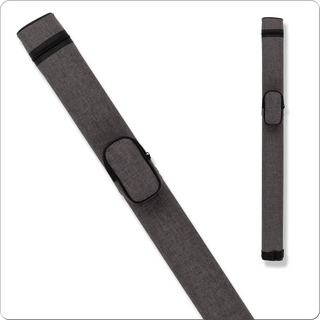 Action ACPC11 1x1 Hard Cue Case – Single Butt & Shaft Nylon Oval Case with Accessory Pocket (Multiple Colors)