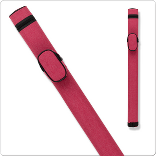 Action ACPC11 1x1 Hard Cue Case – Single Butt & Shaft Nylon Oval Case with Accessory Pocket (Multiple Colors)