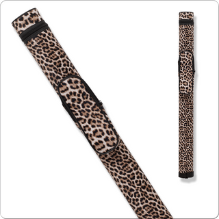 Action Print ACPS11 1x1 Hard Cue Case – Holds 1 Butt & 1 Shaft, Hard Oval Vinyl with Zipper Closure, Multiple Colors Available
