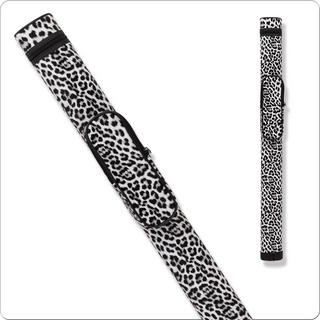 Action Print ACPS11 1x1 Hard Cue Case – Holds 1 Butt & 1 Shaft, Hard Oval Vinyl with Zipper Closure, Multiple Colors Available