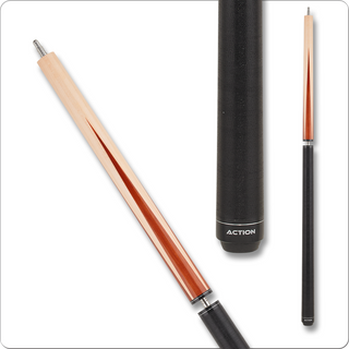 Action ACTBJW Break/Jump Cue – Birdseye Maple with Cherry Brown Points, Quick Release, 13mm Phenolic Tip (18oz–21oz)