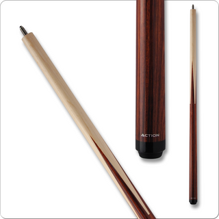 Action ACTSP41 Sneaky Pete Cue – 18–21oz, 13mm 7-Layered Tip, Cherrywood Handle & Rosewood Points