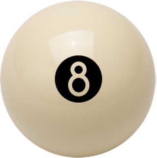 Aramith BB8BW White 8 Ball