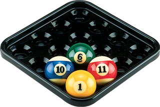 Action Pool & Snooker Ball Trays – Durable Plastic Storage for 16 or 21 Billiard Balls