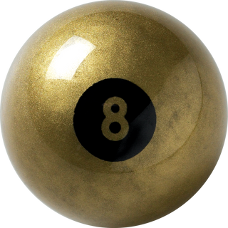 Aramith BBGOLD8 Golden 8 Ball