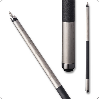 Bull Carbon BCLD3 Carbon Fiber Cue – 12.25mm Kamui Tip, Silver Grain Finish, Leather Wrap & Uni-Loc Joint (29", 19oz)