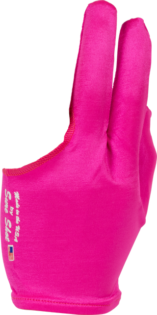 Sure Shot BGLSS Glove - Left Hand Bridge Glove for Pool & Billiards | Full Fingers | Multiple Colors & Sizes