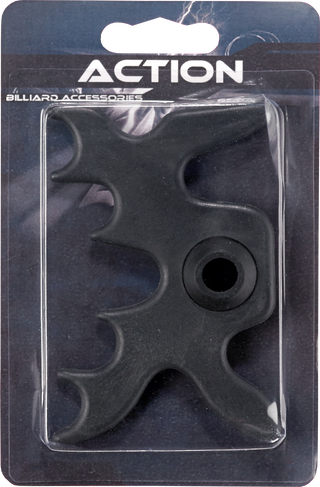 Action BHMHP Moosehead Bridge – Black Plastic Billiard Bridgehead with 9 Angles (Blister Pack)