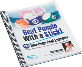 Tom Simpson BKBPWS – Beat People with a Stick | Advanced Pool Training & Strategy Book | Improve Accuracy, Focus & Mental Game