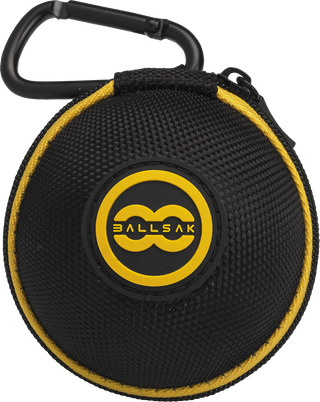 Ball Sak Cue Ball Holder Case – Fits Standard 2.25" Balls | Durable Leather or Nylon with Zipper and Clip (Multiple Colors)