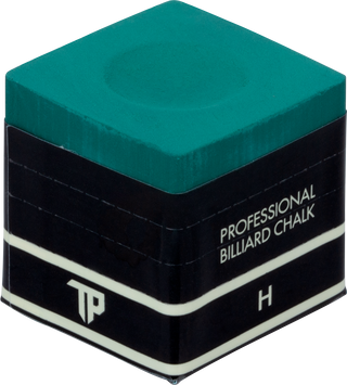 Turning Point CHTPP Pro Series Cue Chalk | Precision Billiard Chalk with Magnetic Holder Compatibility & Case – Soft, Medium, Hard – Blue or Green