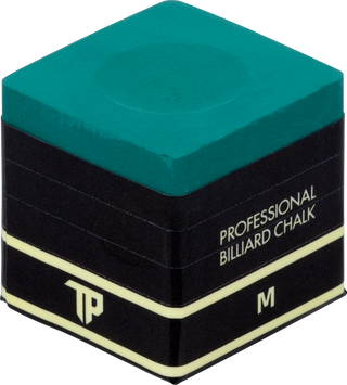Turning Point CHTPP Pro Series Cue Chalk | Precision Billiard Chalk with Magnetic Holder Compatibility & Case – Soft, Medium, Hard – Blue or Green