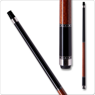 Cuetec CT107NW Truewood Carbon Fiber Cue – No Wrap, Leopardwood Veneer, 11.8mm / 12.5mm Tiger Sniper Tip