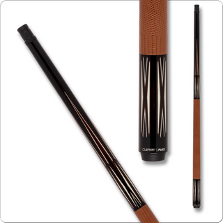 Cuetec AVID CT325LTC Pool Cue – Leather-Tec Wrap – 12.75mm Low Deflection Shaft – Whiskey Maple Accents