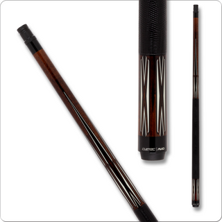 Cuetec AVID CT326LTC Pool Cue – Wrap – 12.75mm Low Deflection Shaft – Whiskey Maple with Leather-Tec Wrap