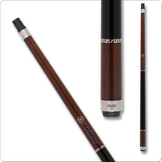 Cuetec AVID CT332NW Surge Break Cue – 13mm Power+ Phenolic Tip – No Wrap – Brown Stain