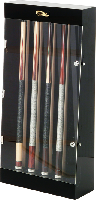 Action DC10B 10-Cue Wall Display Case – Locking Plexiglas Doors | Premium Billiard Storage Solution for Home, Club, or Pool Hall