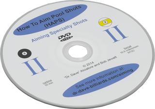 Dr. Dave’s How to Aim Pool Shots DVD Series – Volumes 1–3 | Cue Ball Control & Precision Aiming Techniques