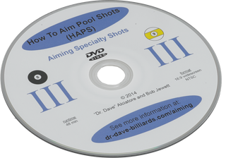 Dr. Dave’s How to Aim Pool Shots DVD Series – Volumes 1–3 | Cue Ball Control & Precision Aiming Techniques