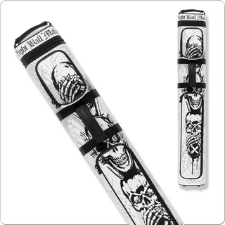 Eight Ball Mafia EBMC35G Cue Case – No Evil Stacked Skulls (3x5 Hard Case)